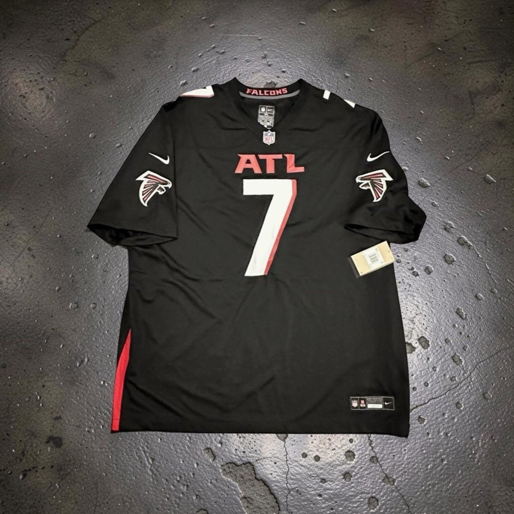 Nike Atlanta Falcons Bijan Robinson #7 Black Football Game Jersey Men's 3XL NWT